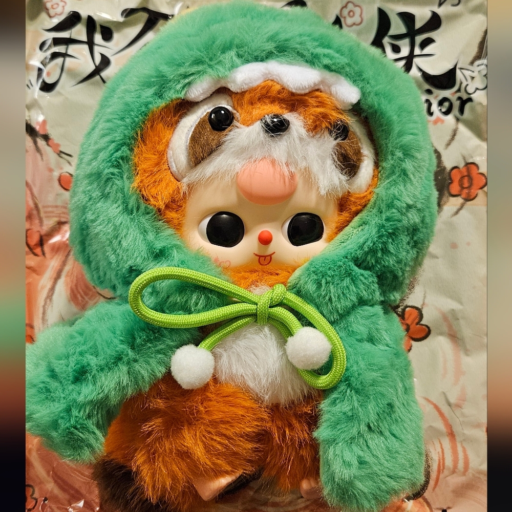 Baby Three I'm Not A Warrior Series Plush - NIB - Dinosaur Warrior